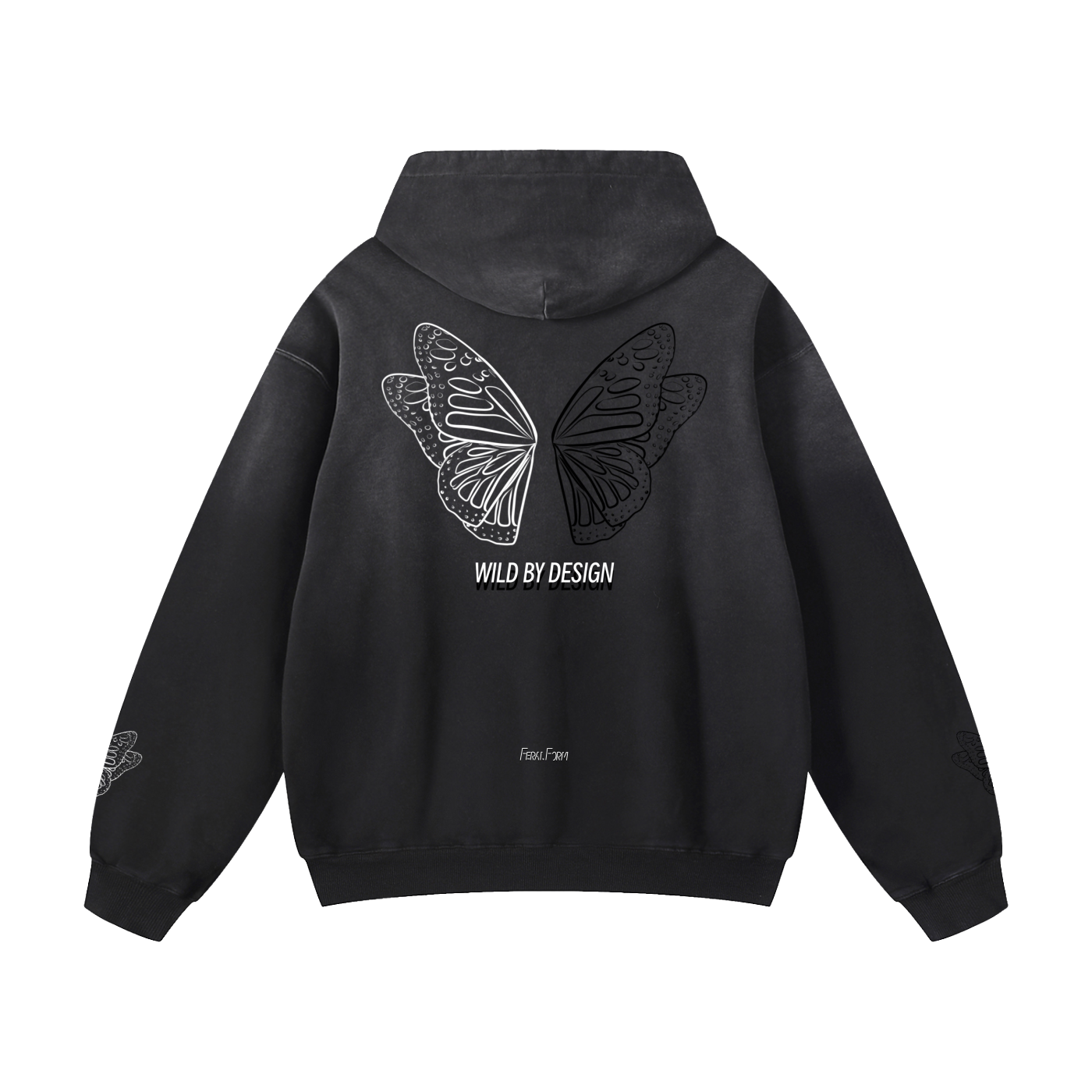 Monarch Split-Dye Oversized Hoodie