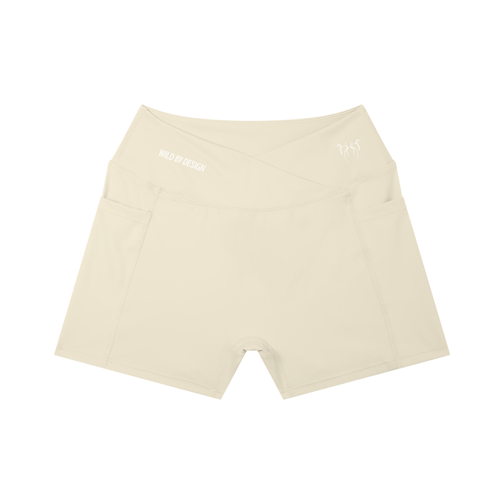 Feral Form High Rise Scrunch Shorts - Light