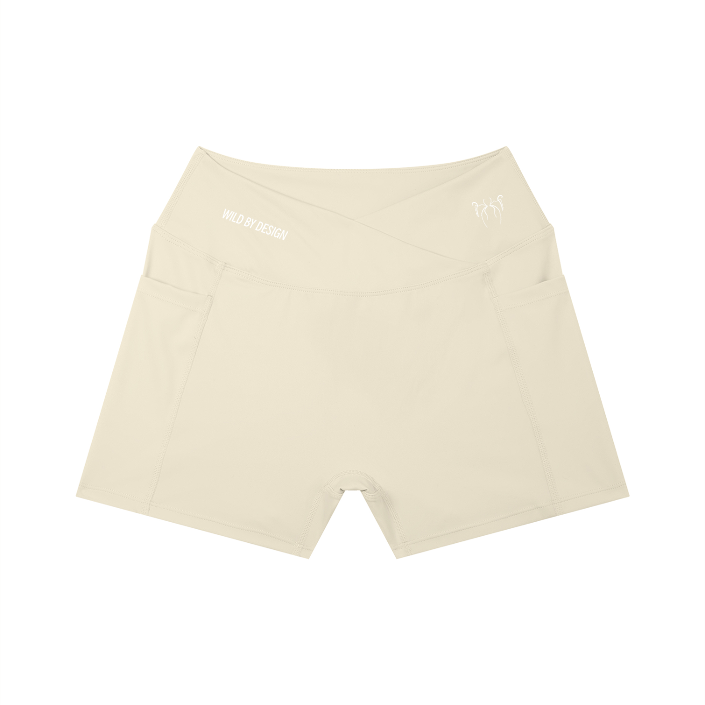 Feral Form High Rise Scrunch Shorts - Light