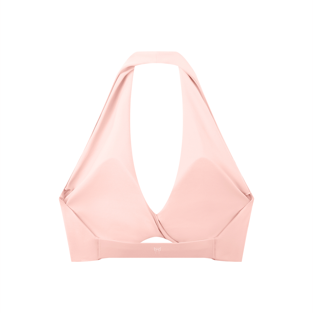 Feral Form Twist Halter Sports Bra - Light