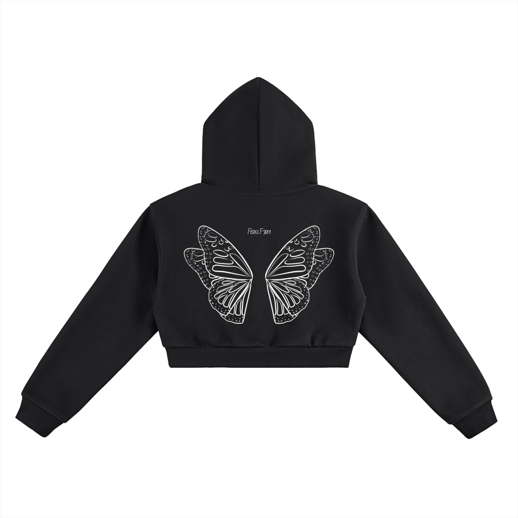 Monarch Cropped Hoodie