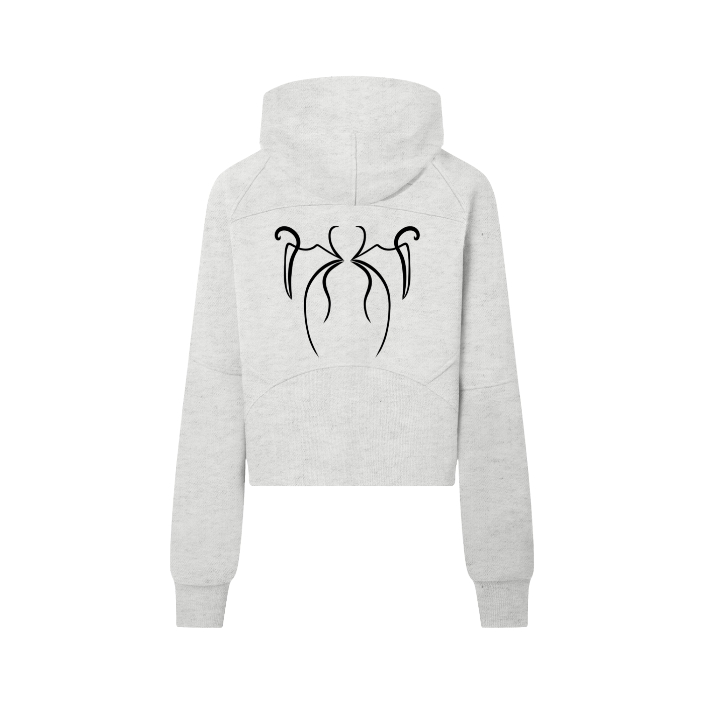 Feral Form Cropped Half-Zip Hoodie