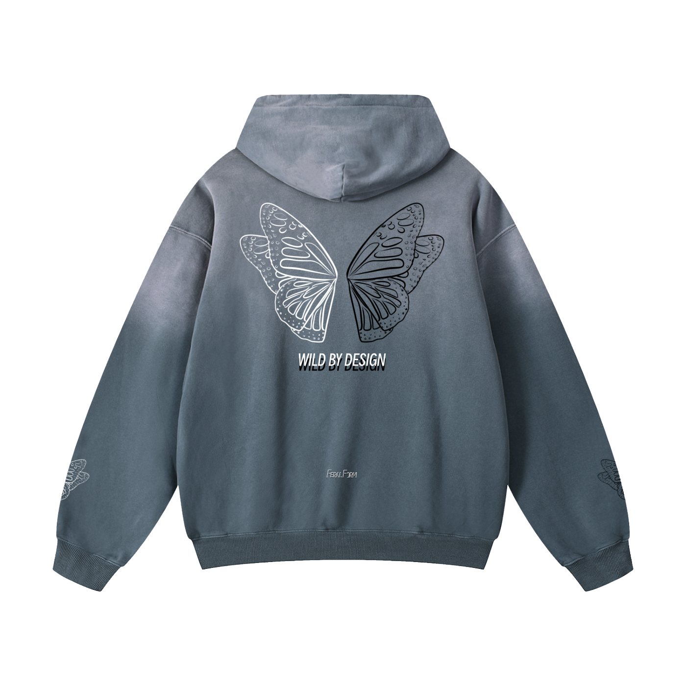 Monarch Split-Dye Oversized Hoodie
