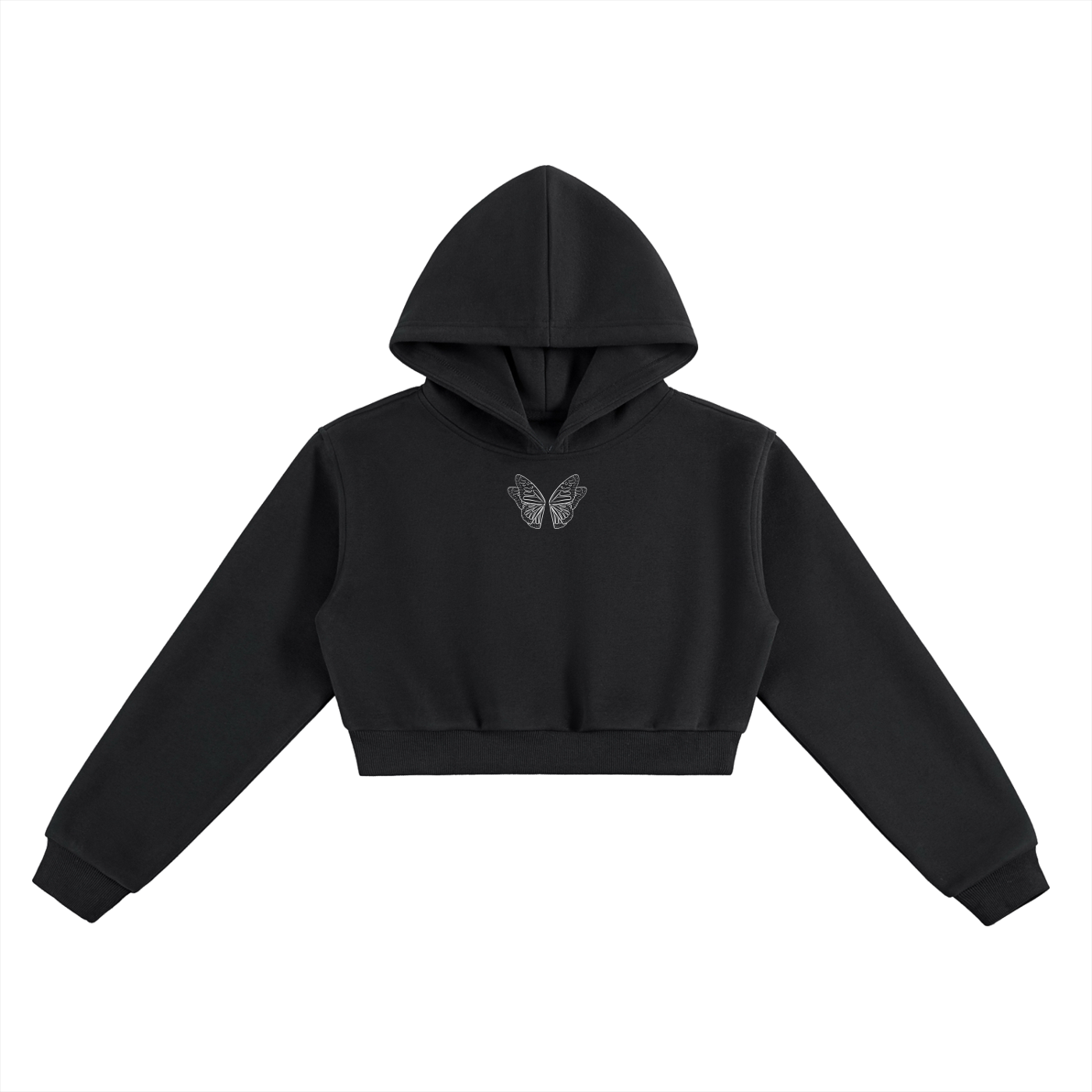 Monarch Cropped Hoodie
