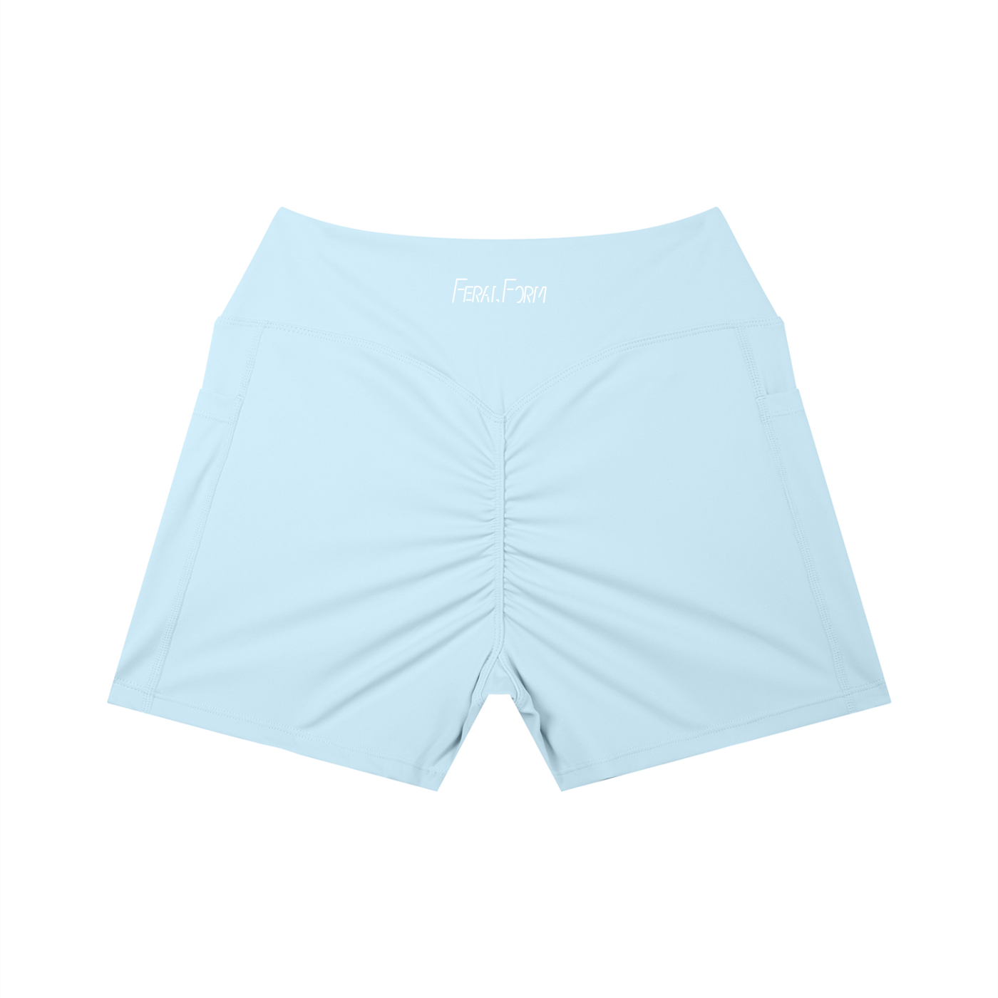 Feral Form High Rise Scrunch Shorts - Light