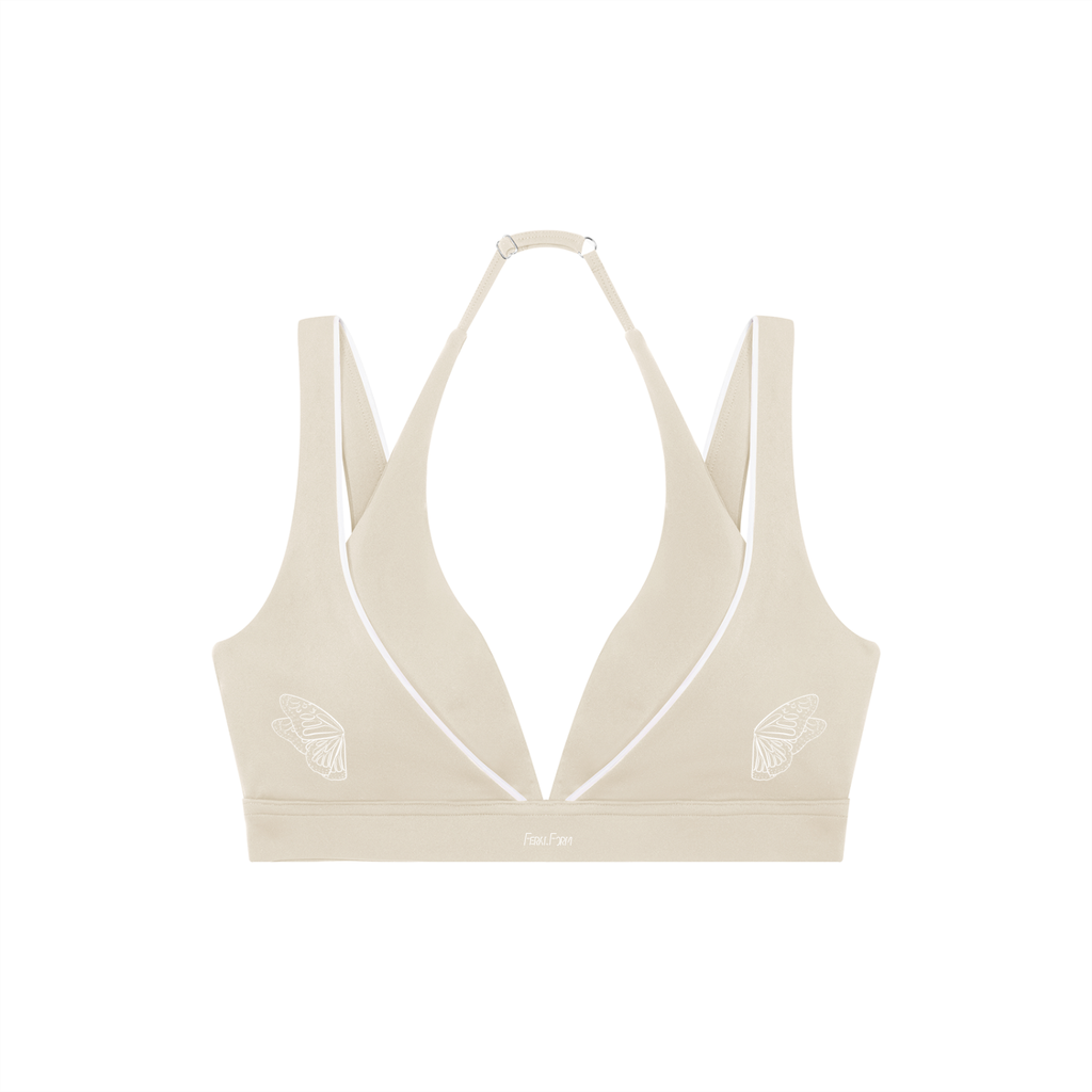 Monarch Layered Halter Sports Bra