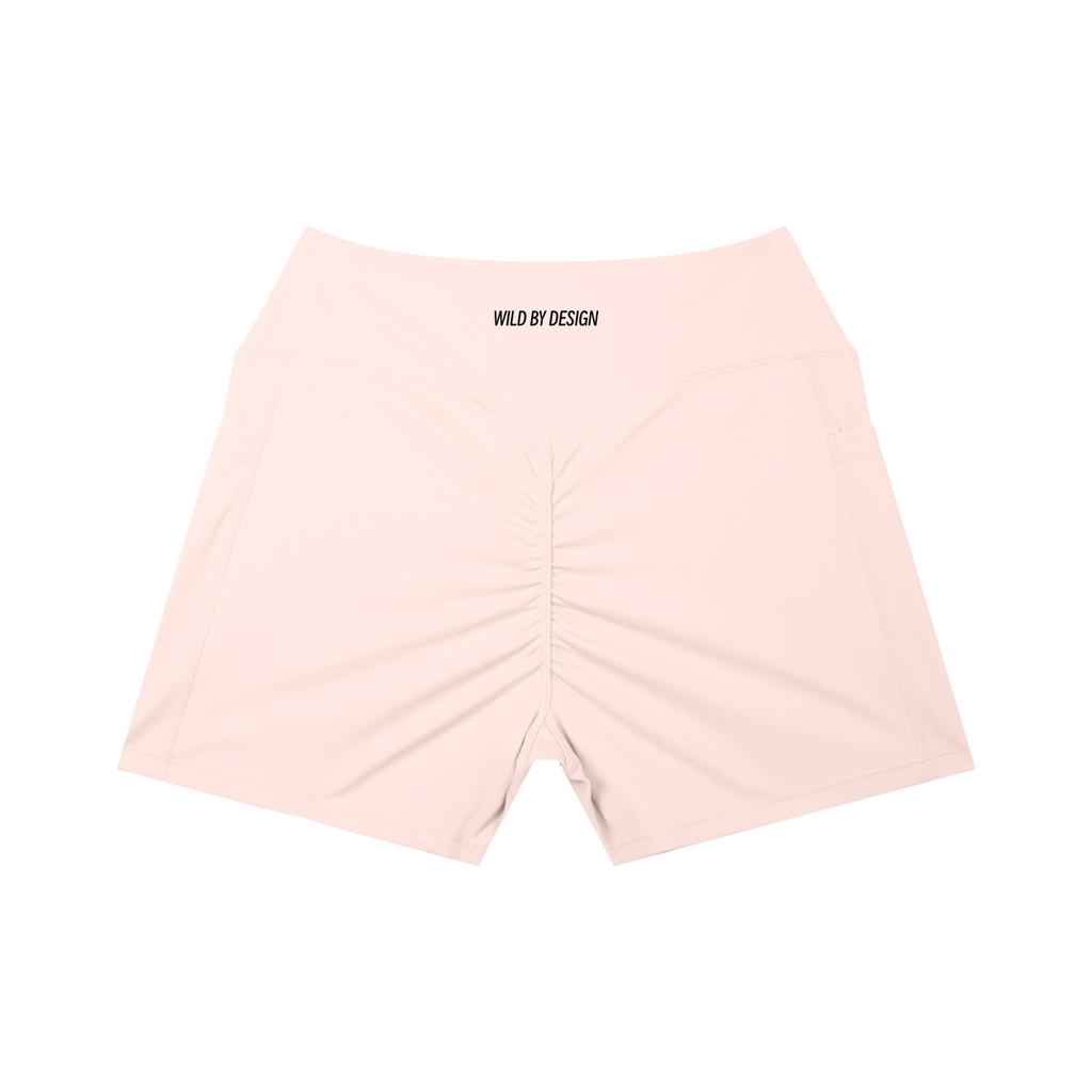 Feral Form High Rise Scrunch Shorts - Dark