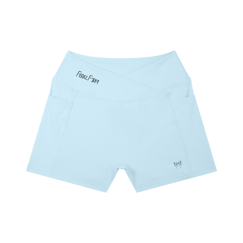 Feral Form High Rise Scrunch Shorts - Dark