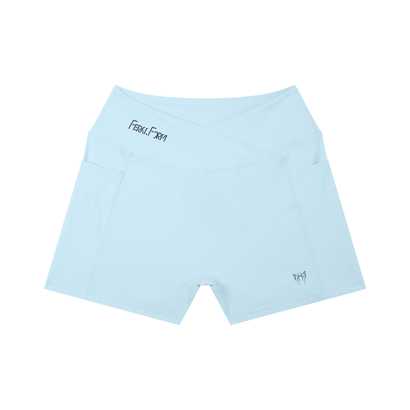 Feral Form High Rise Scrunch Shorts - Dark