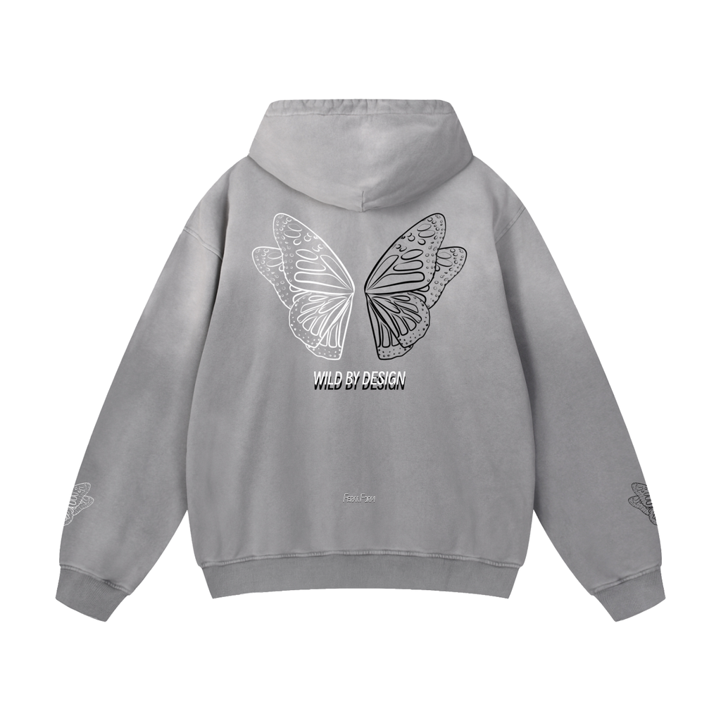 Monarch Split-Dye Oversized Hoodie