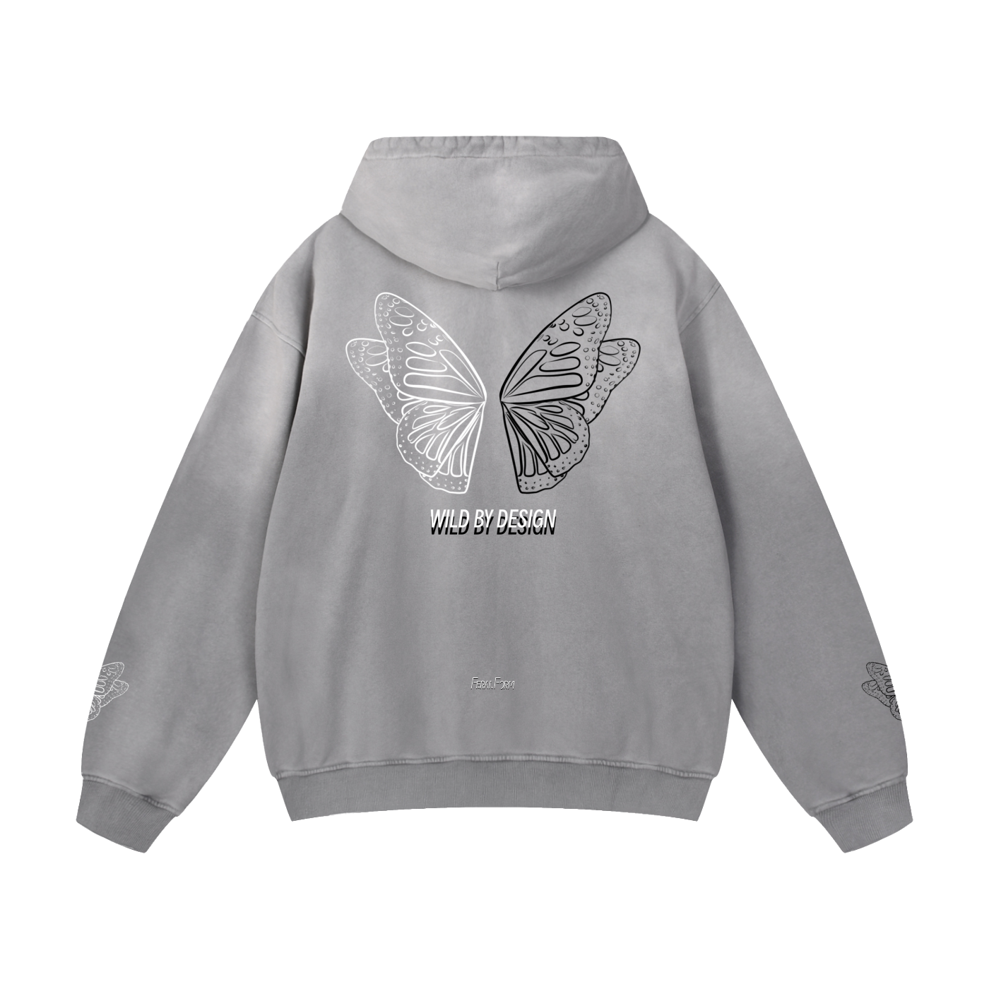 Monarch Split-Dye Oversized Hoodie