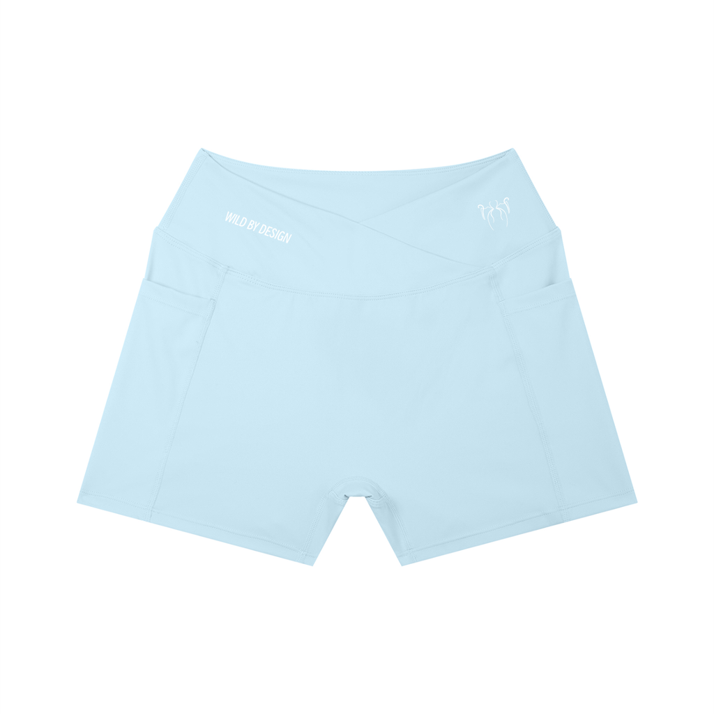 Feral Form High Rise Scrunch Shorts - Light