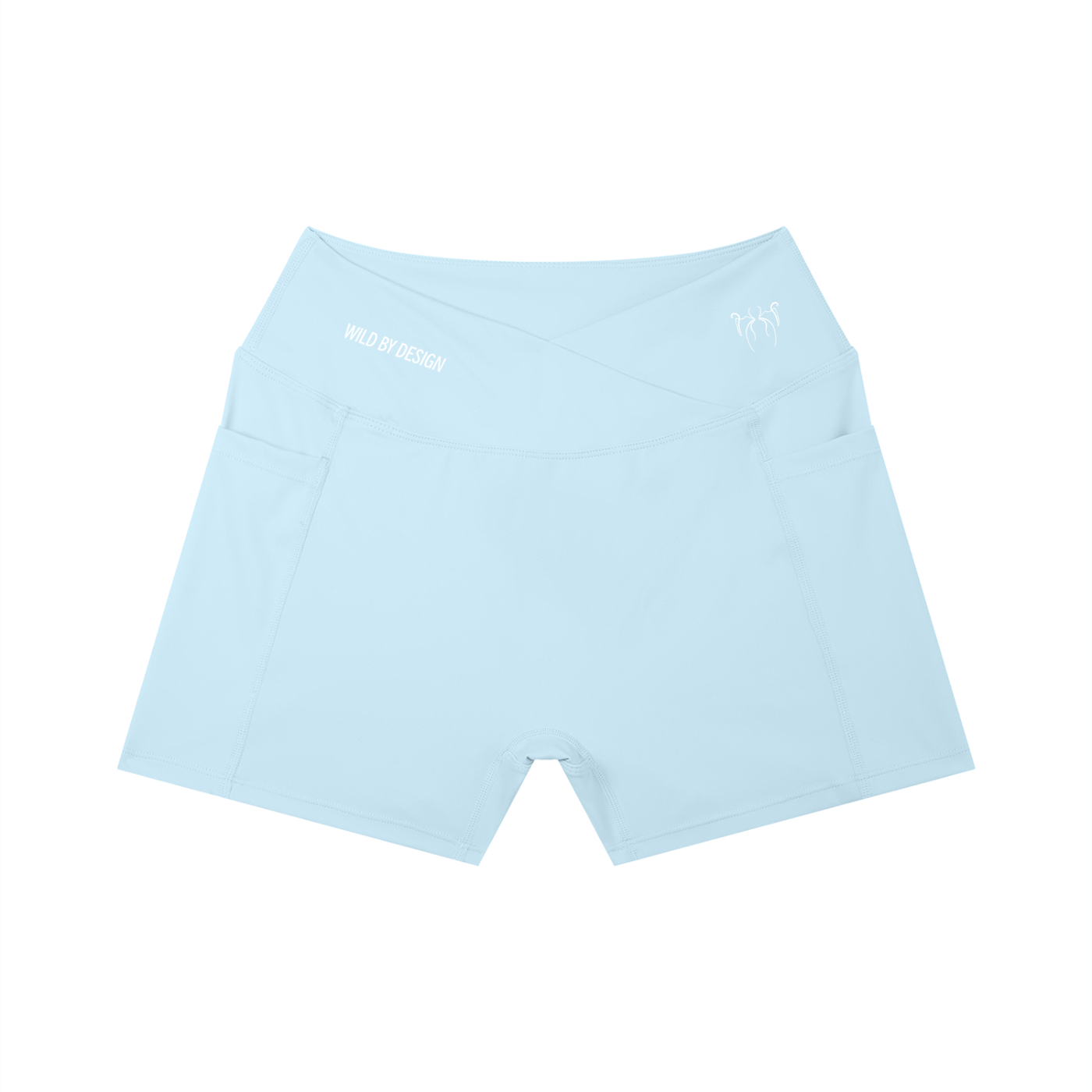 Feral Form High Rise Scrunch Shorts - Light
