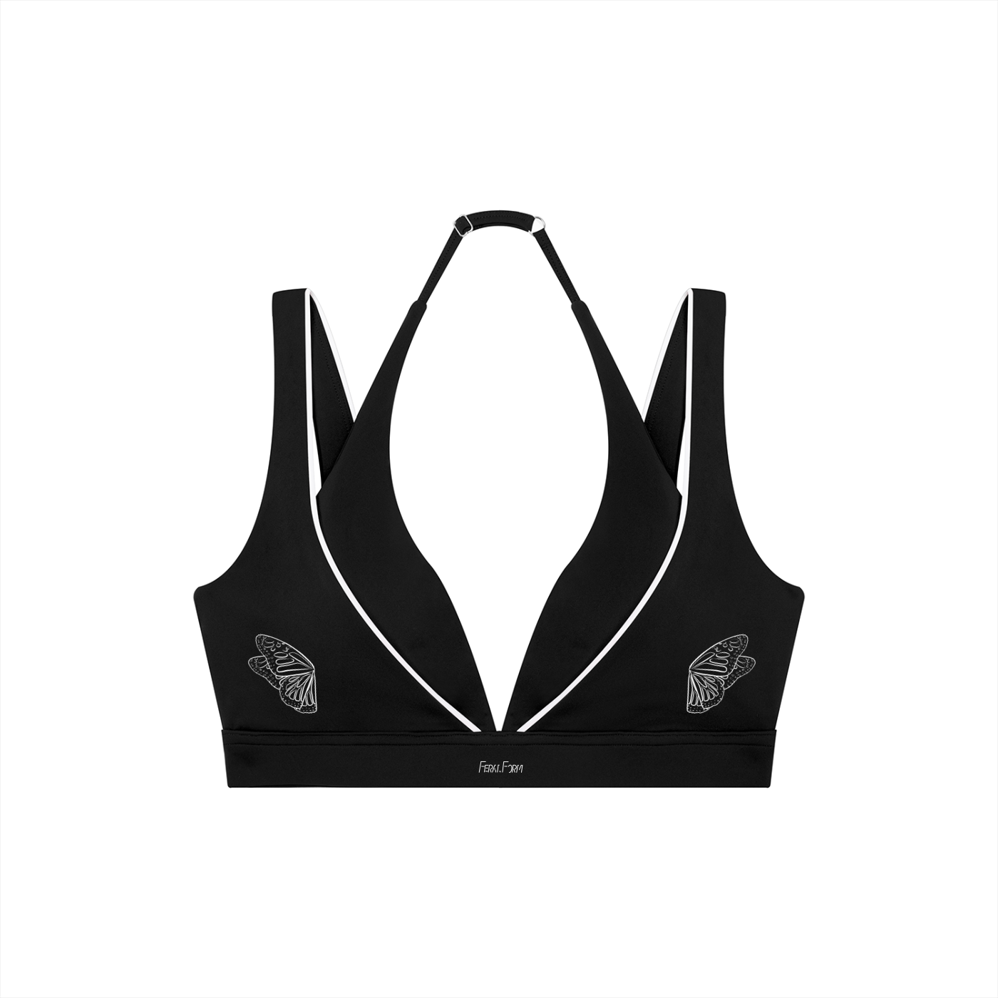 Monarch Layered Halter Sports Bra