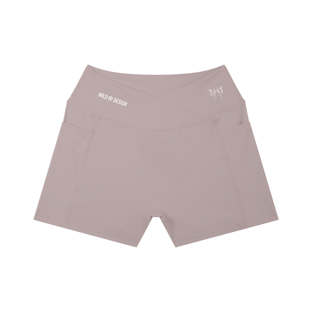 Feral Form High Rise Scrunch Shorts - Light