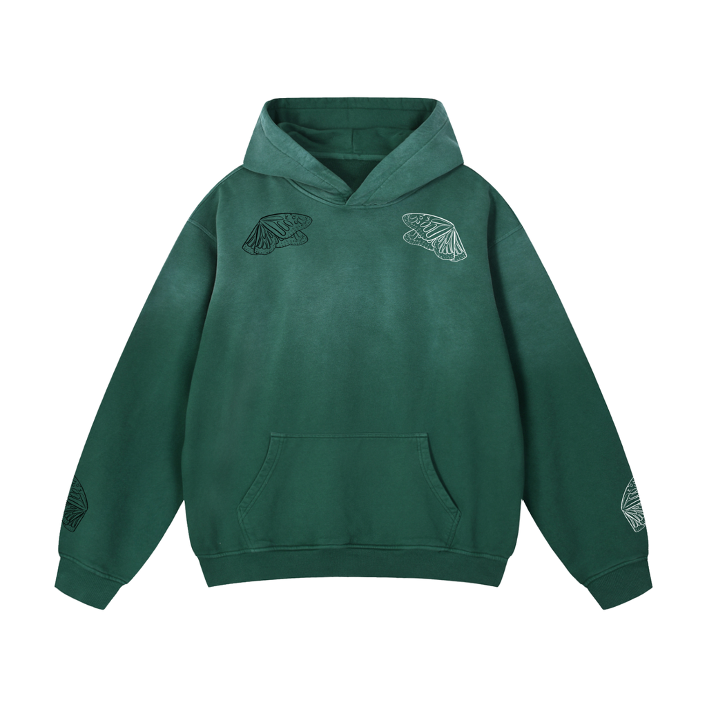 Monarch Split-Dye Oversized Hoodie