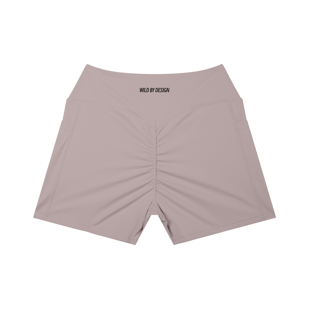 Feral Form High Rise Scrunch Shorts - Dark