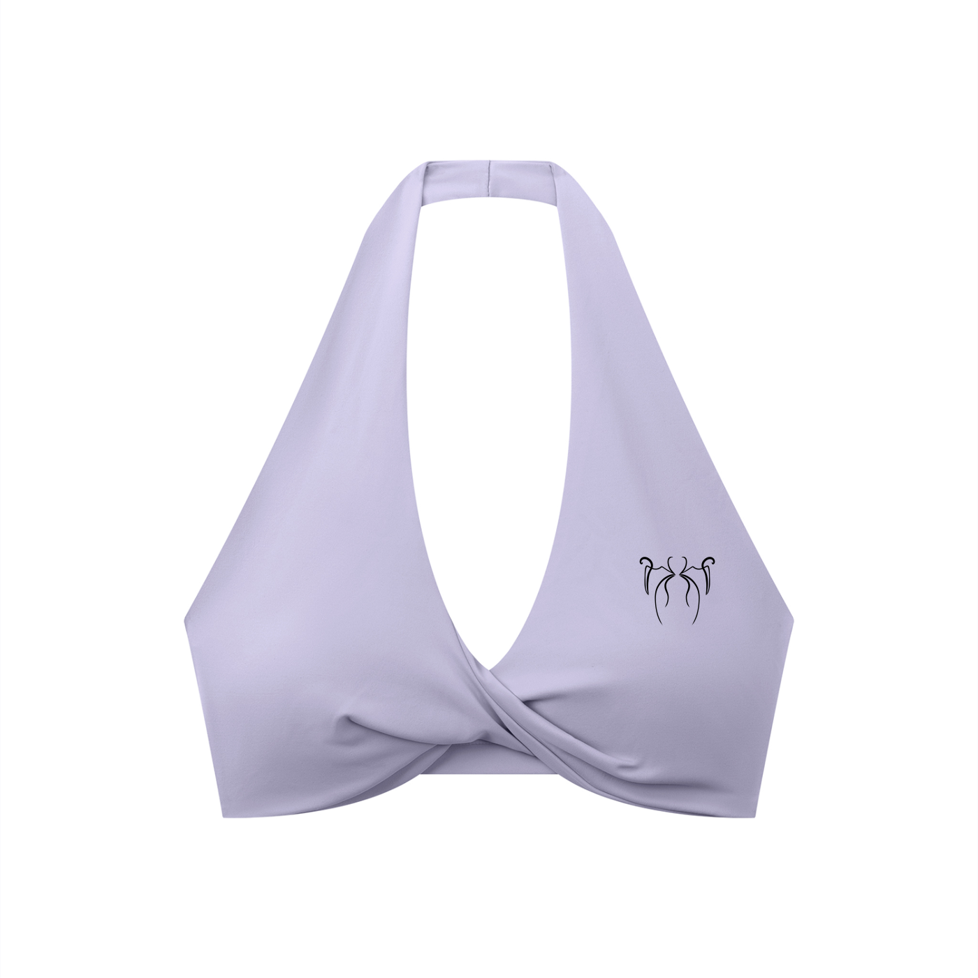 Feral Form Twist Halter Sports Bra - Dark