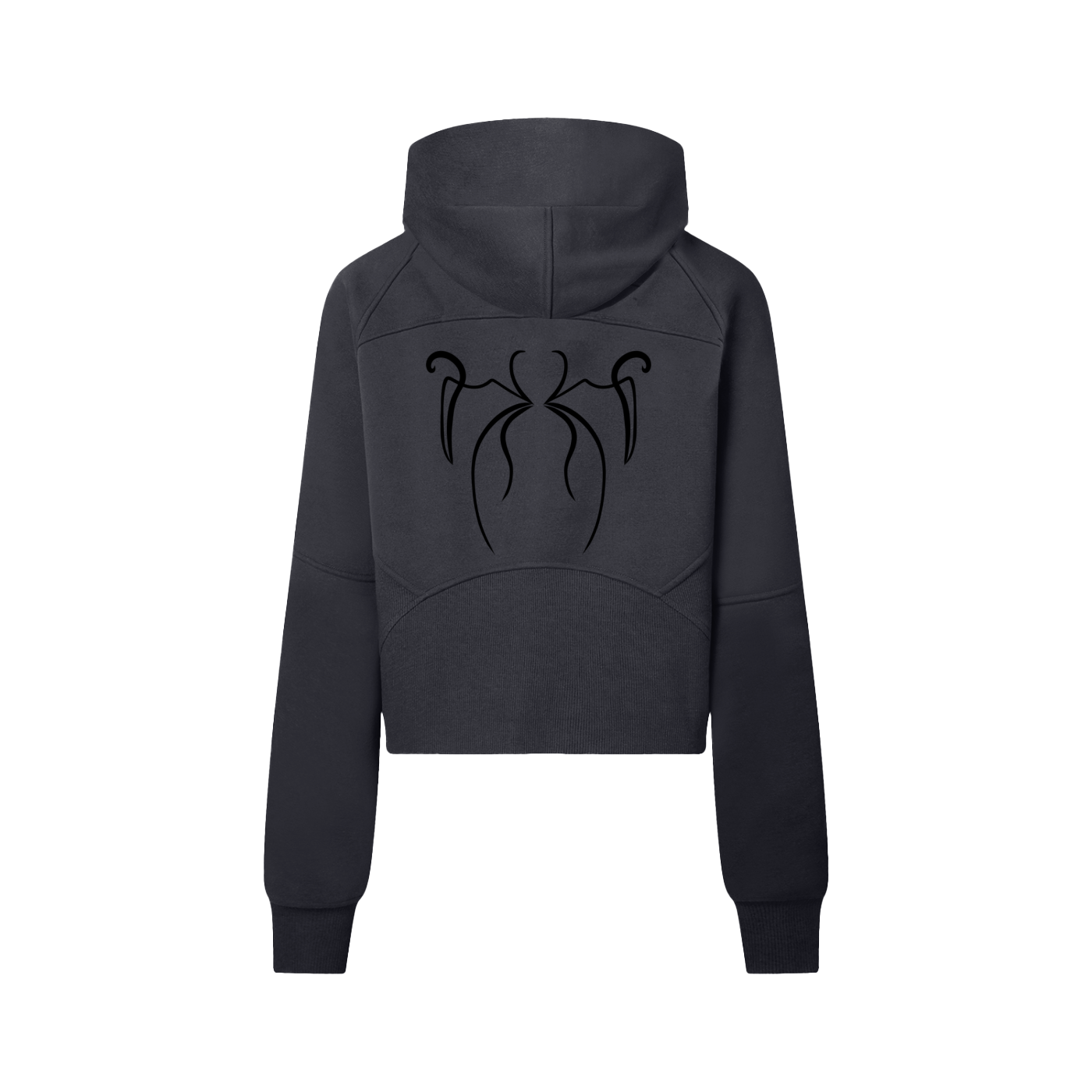 Feral Form Cropped Half-Zip Hoodie