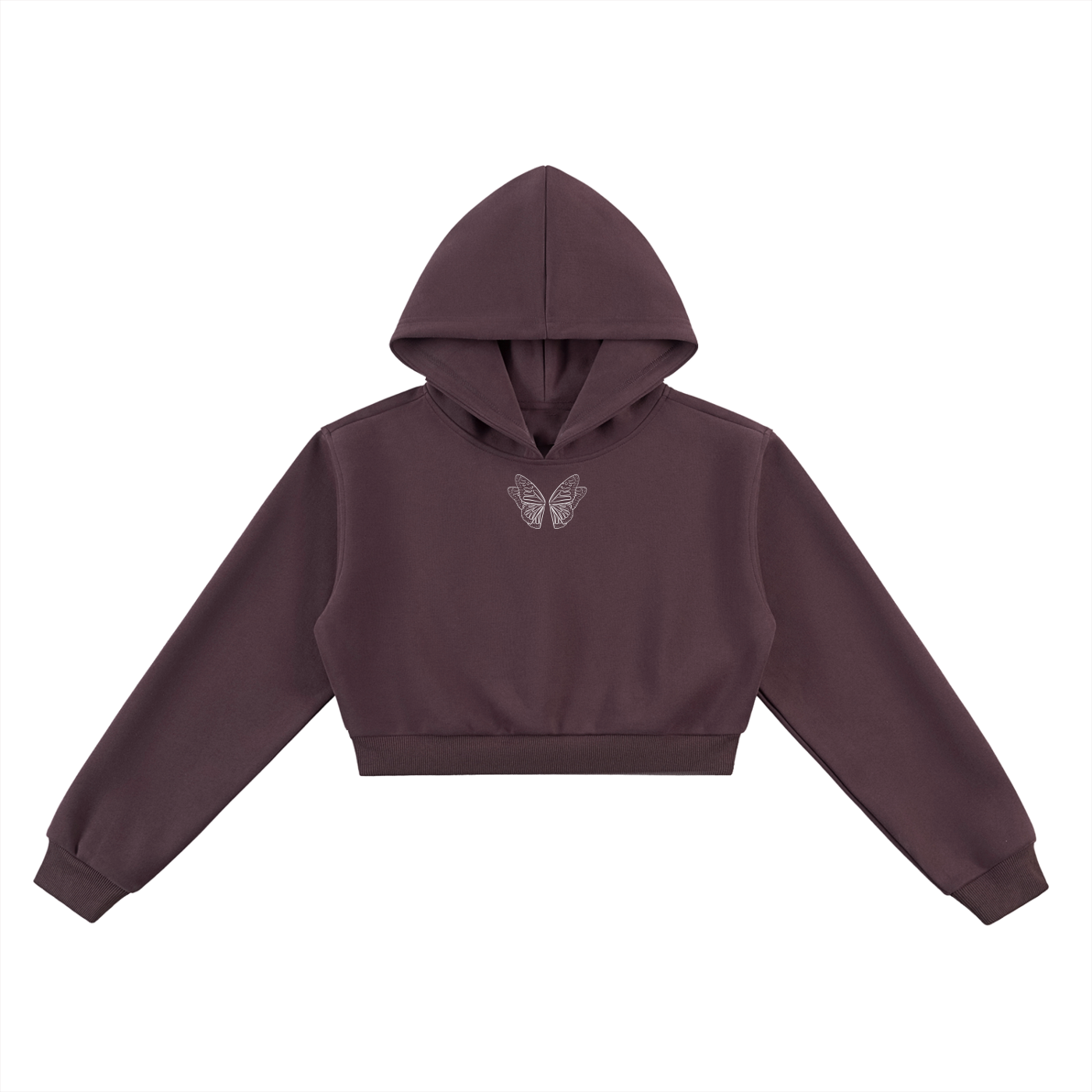 Monarch Cropped Hoodie