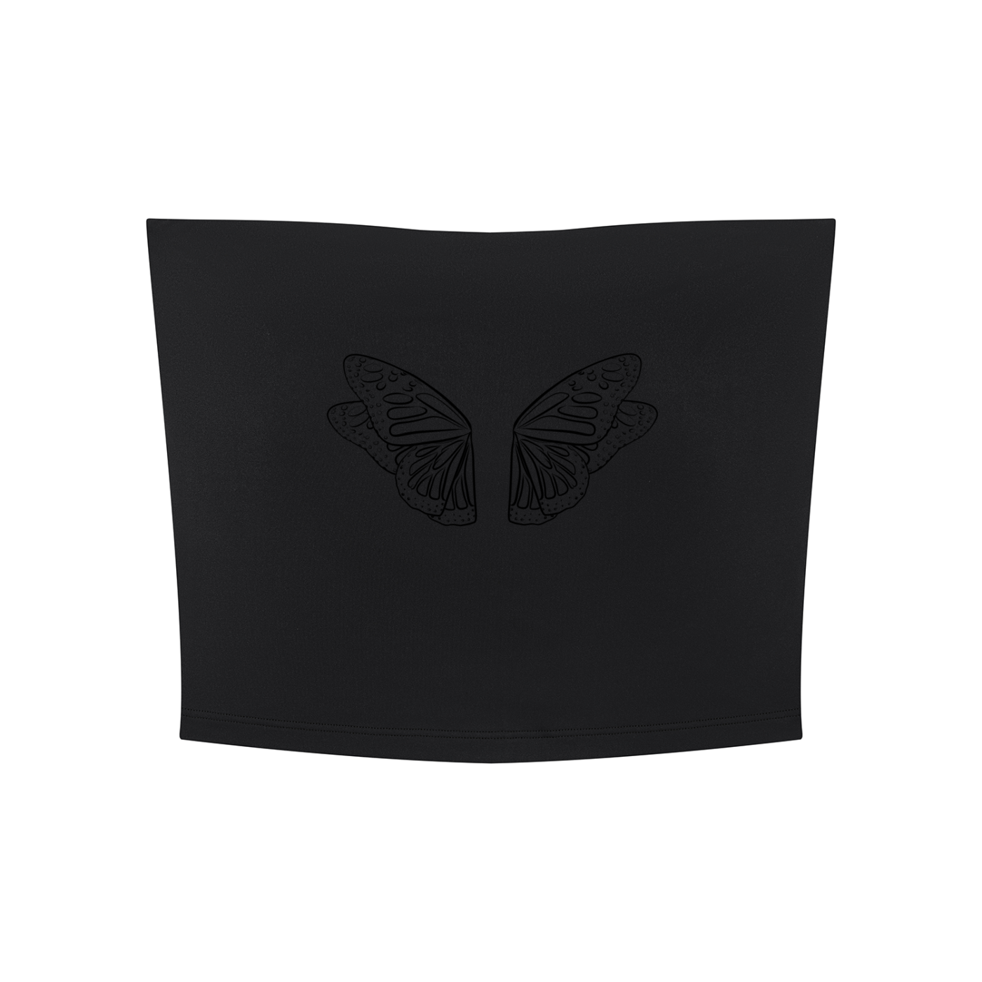 Monarch,Activewear,Gymwear,Athleisure,Tube,Strapless,Butterfly,Graphic,Original,Artwork,FeralForm,Fitted,Statement,Summer,Crop,Gym,Workout,Strong