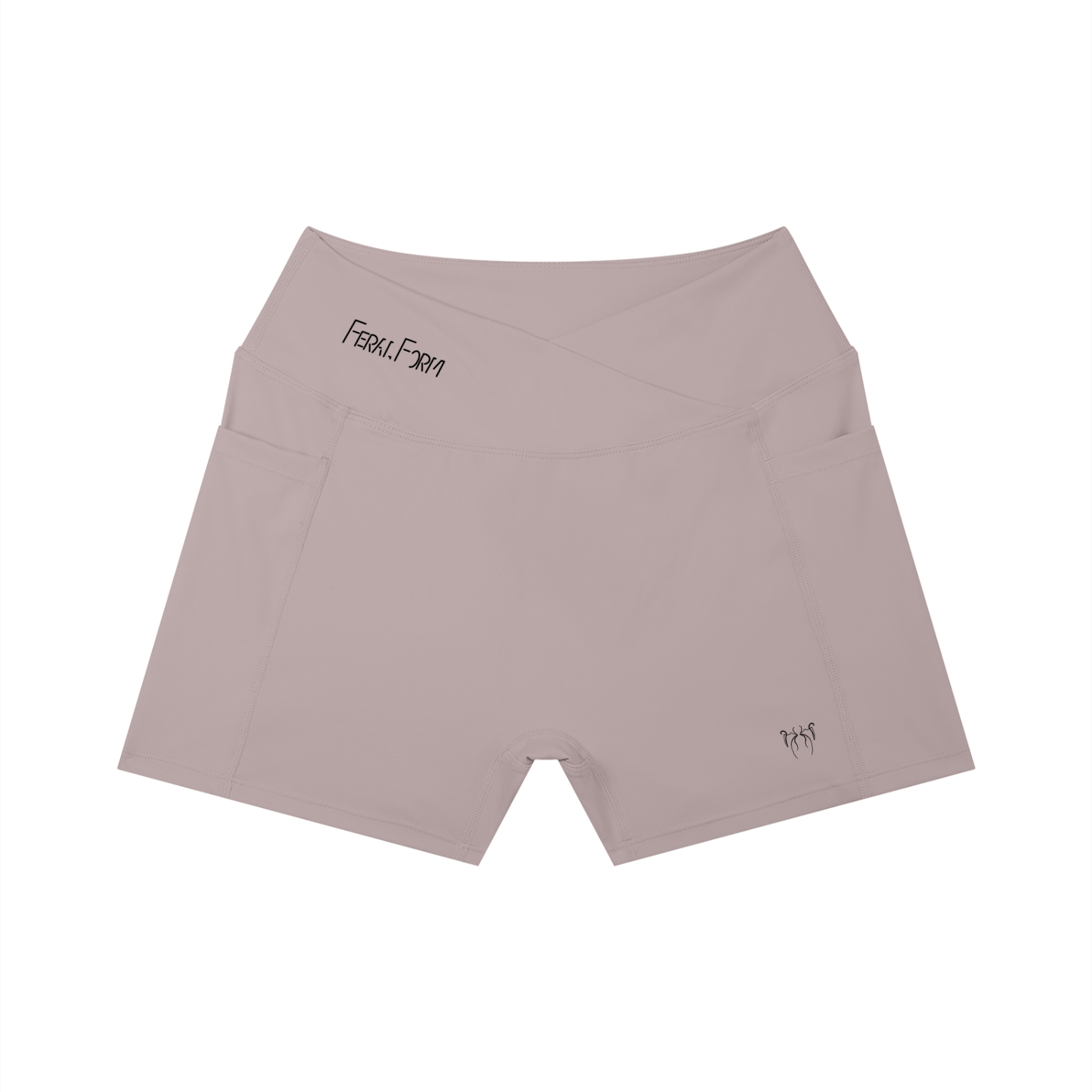 Feral Form High Rise Scrunch Shorts - Dark