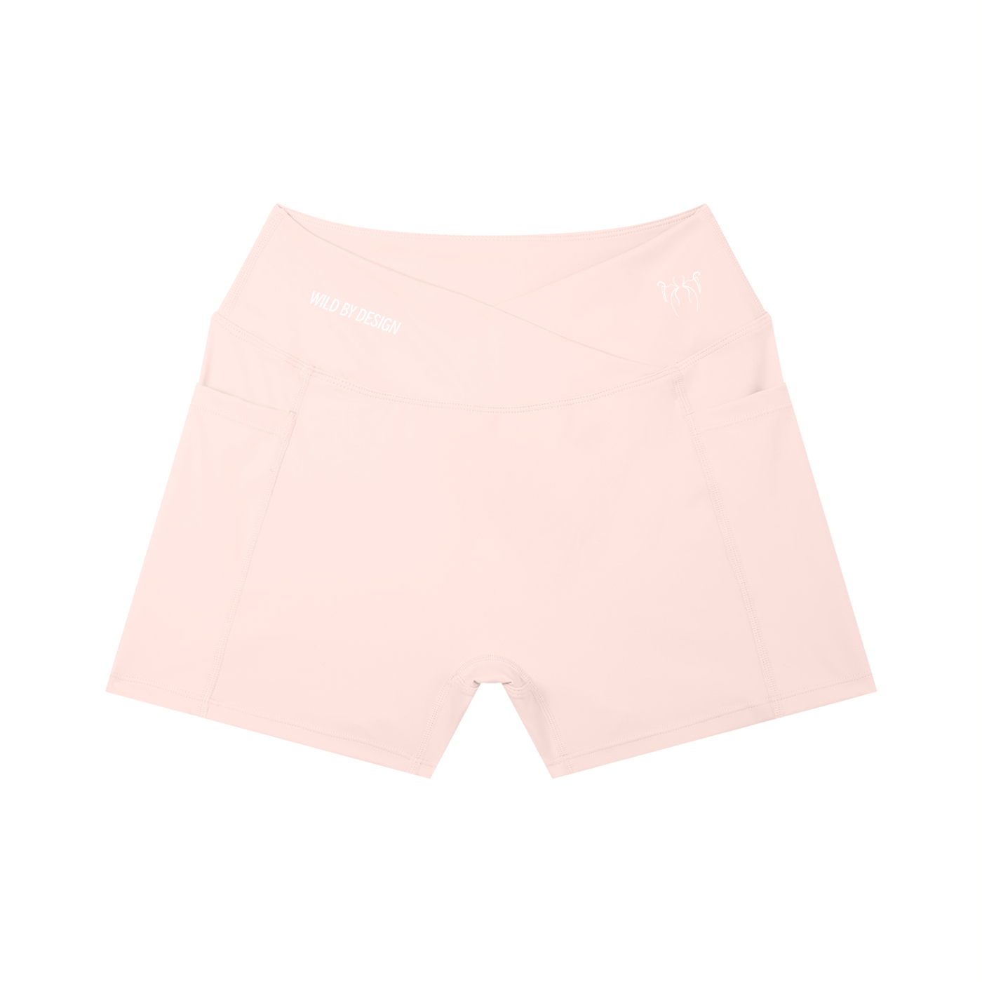 Feral Form High Rise Scrunch Shorts - Light