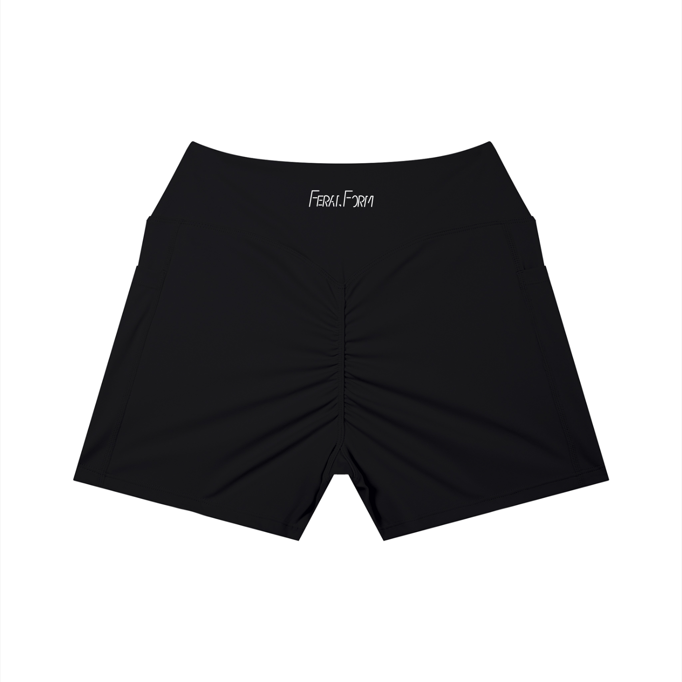 Feral Form High Rise Scrunch Shorts - Light