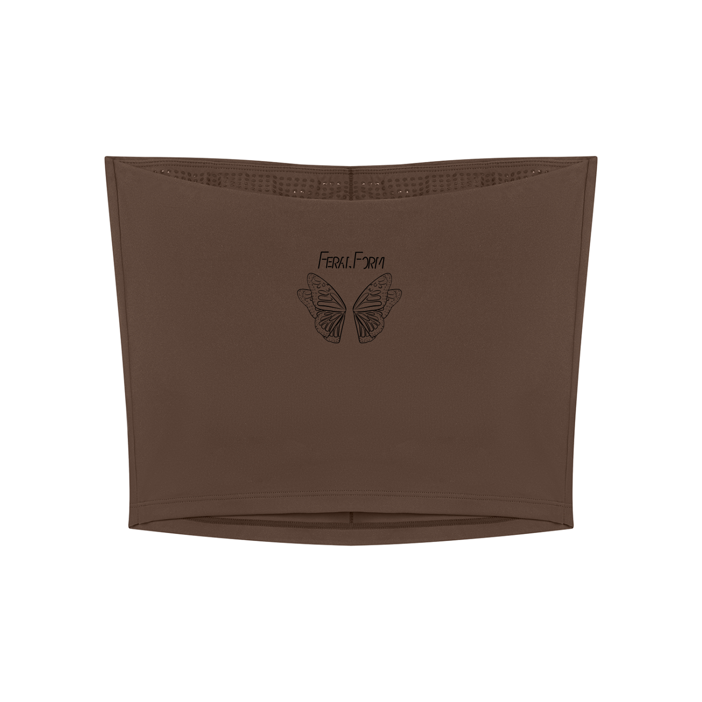 Monarch,Activewear,Gymwear,Athleisure,Tube,Strapless,Butterfly,Graphic,Original,Artwork,FeralForm,Fitted,Statement,Summer,Crop,Gym,Workout,Strong