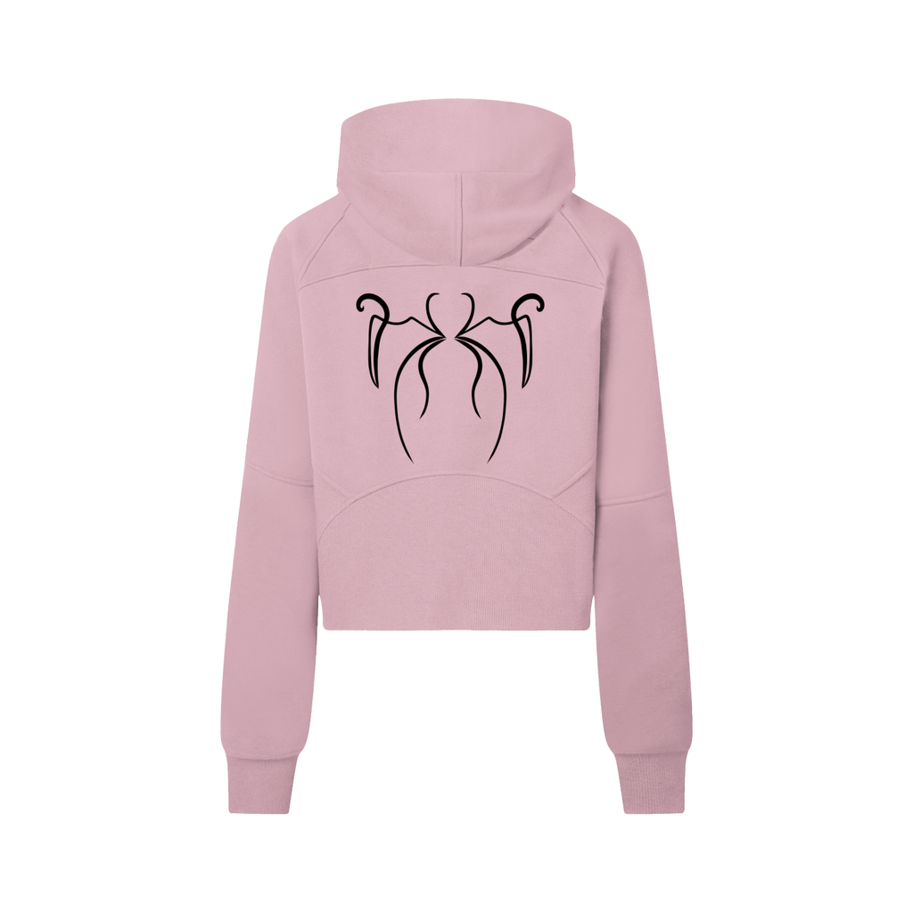 Feral Form Cropped Half-Zip Hoodie