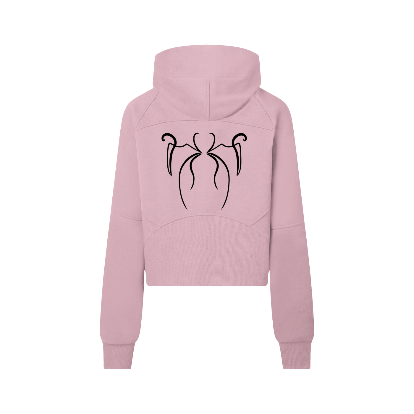 Feral Form Cropped Half-Zip Hoodie