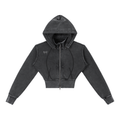 Feral Form Cropped Fleece Hoodie