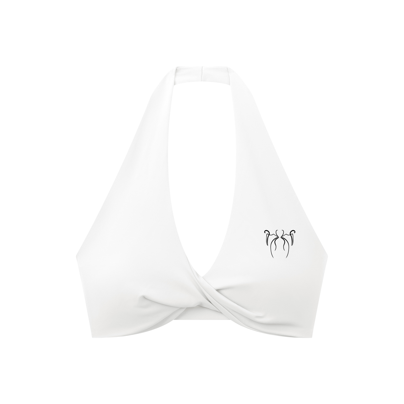 Feral Form Twist Halter Sports Bra - Dark