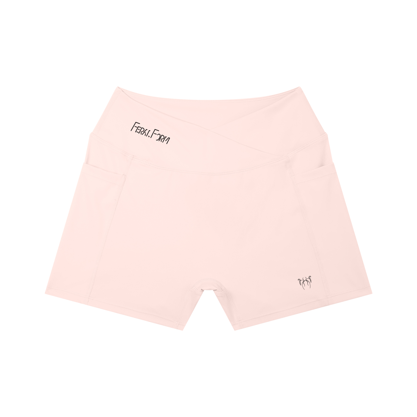 Feral Form High Rise Scrunch Shorts - Dark