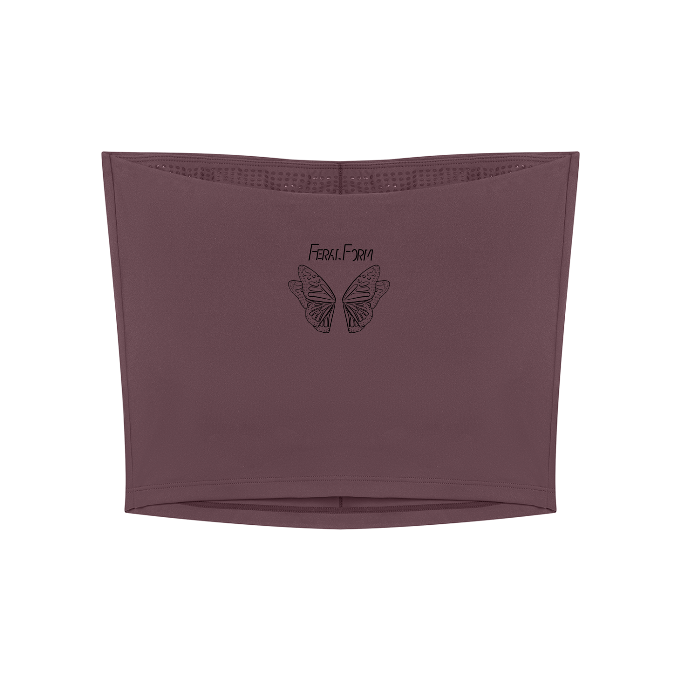Monarch,Activewear,Gymwear,Athleisure,Tube,Strapless,Butterfly,Graphic,Original,Artwork,FeralForm,Fitted,Statement,Summer,Crop,Gym,Workout,Strong