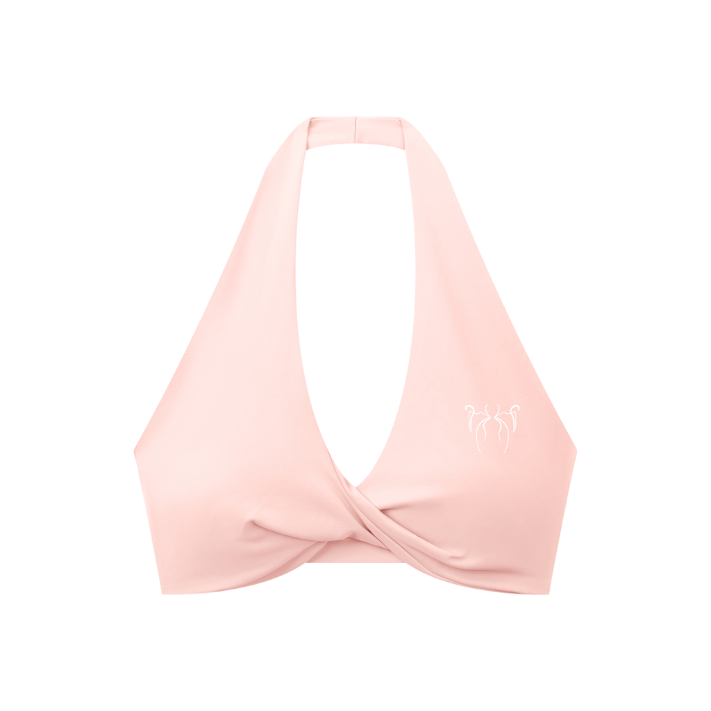 Feral Form Twist Halter Sports Bra - Light