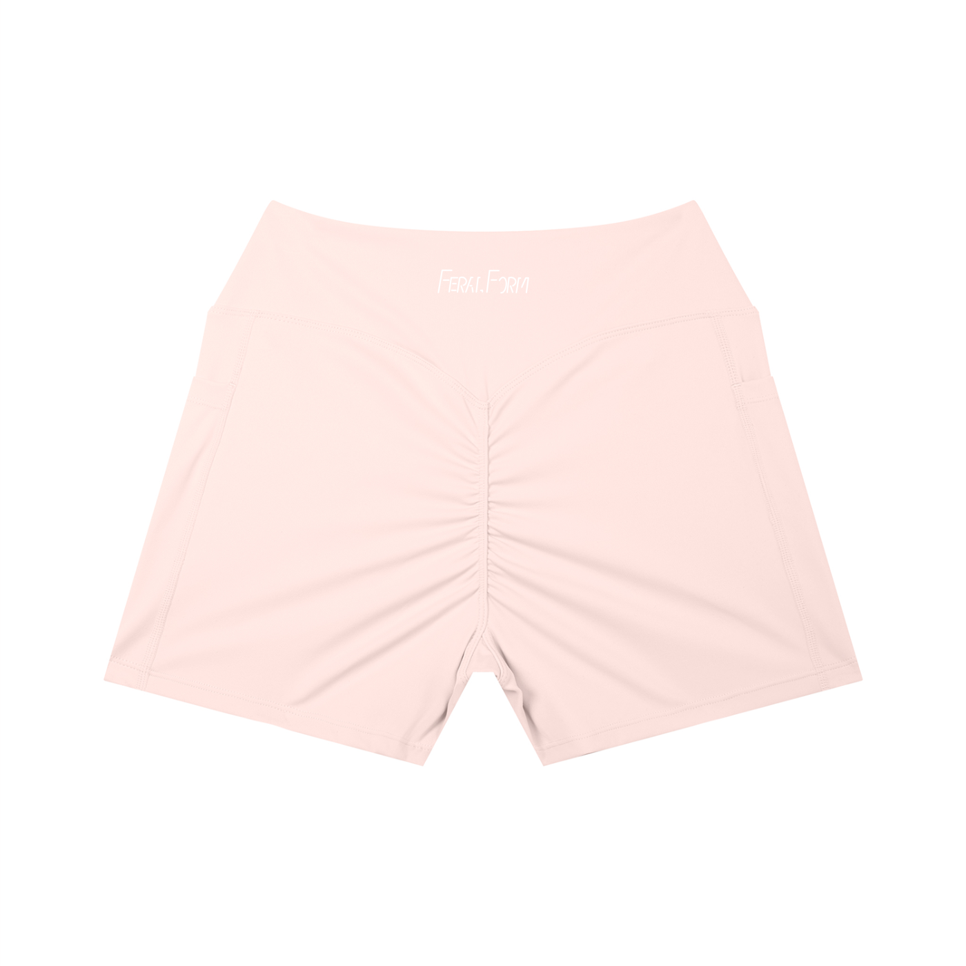 Feral Form High Rise Scrunch Shorts - Light